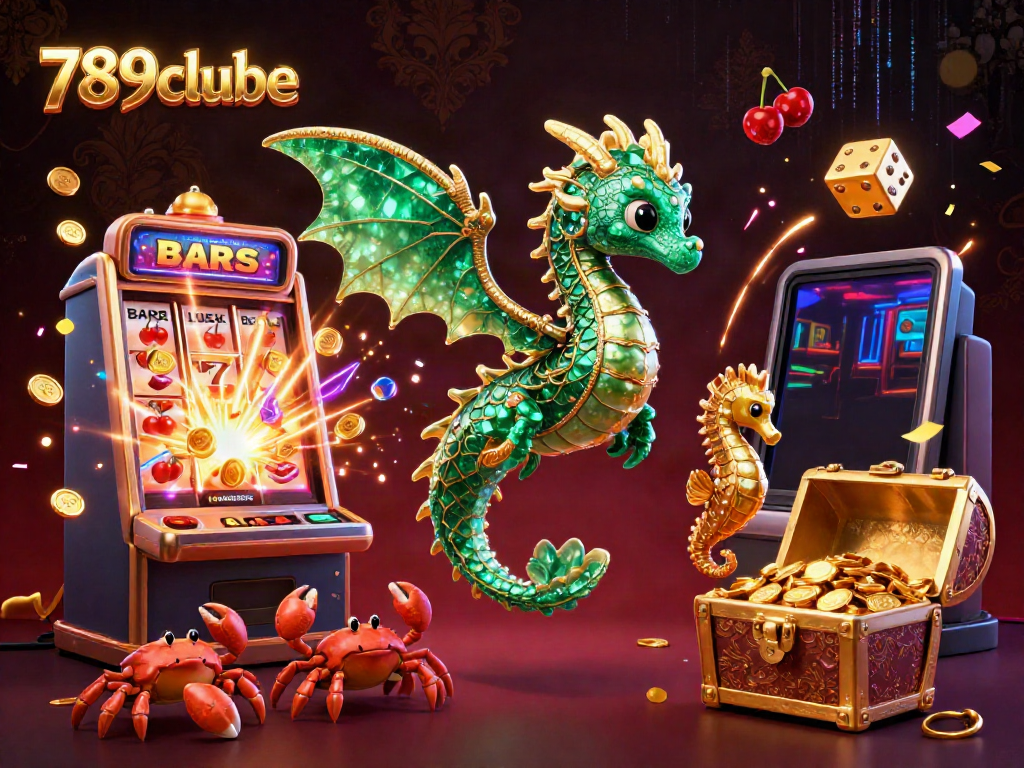 Experience thrilling wins with 789clube's magical sea dragon and vibrant casino elements bursting with excitement.