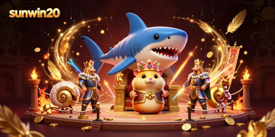 Experience thrilling wins and excitement at sunwin20 with vibrant casino theme illustration.