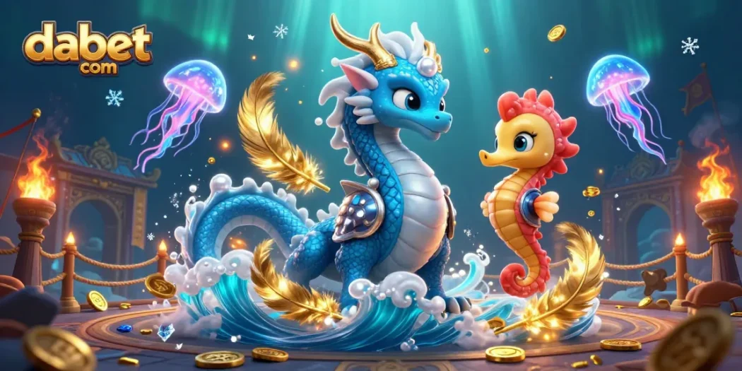 Experience thrilling gameplay at dabet com with exciting animated casino elements and sea-themed characters.