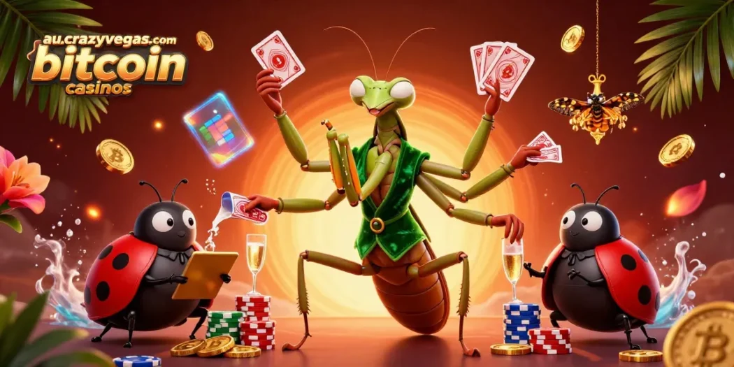 Experience thrilling gaming at au.crazyvegas.com bitcoin casinos, featuring dynamic characters and rich elements.